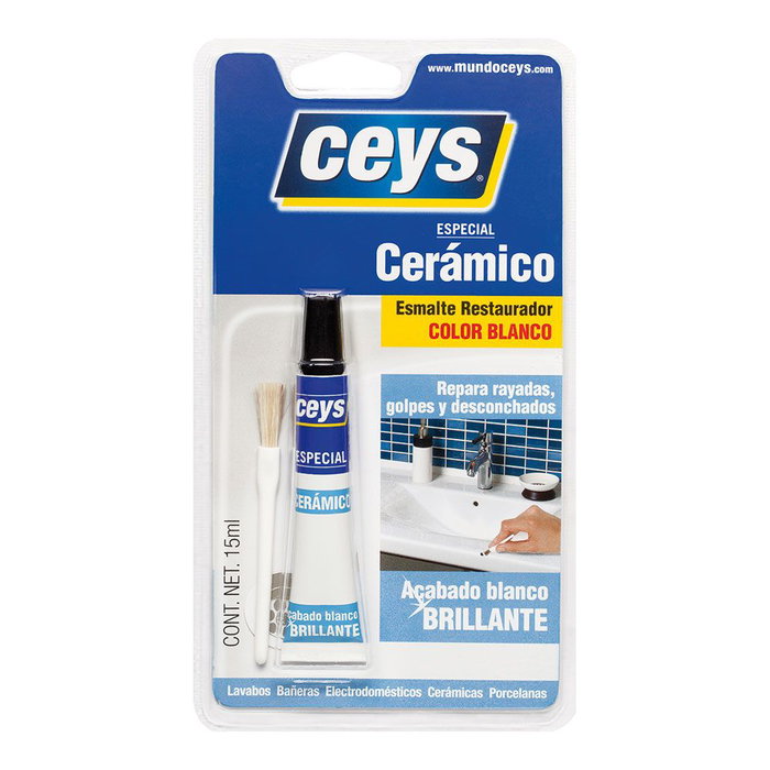 CEYS Esmalte Restaurador Cerámico Blanco Brillo 15ml CEYS Esmalte Restaurador Cerámico Blanco Brillo 15ml