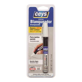 Ceys Rotulador Blanqueador para Juntas 7,4 ml - Repara, Rellena y Sella Superficies