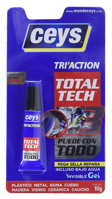 CEYS MS-TECH TRIACTION Adhesivo Base Polímero 10g (Pack 12 Unidades)