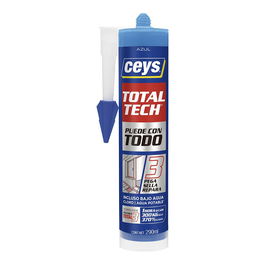 Ceys Adhesivo Sellador Total Tech Azul 290 ml con 370% Elasticidad