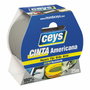 Ceys Cinta americana plata 50 mm x 25 m