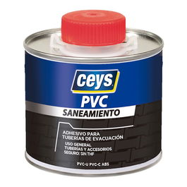 Ceys Adhesivo PVC Saneamiento Tapon Pincel 500 ml Sin THF