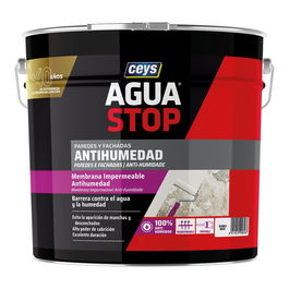 Ceys Aguastop Impermeabilizante Interior/Exterior 4 kg para Humedades en Paredes y Fachadas