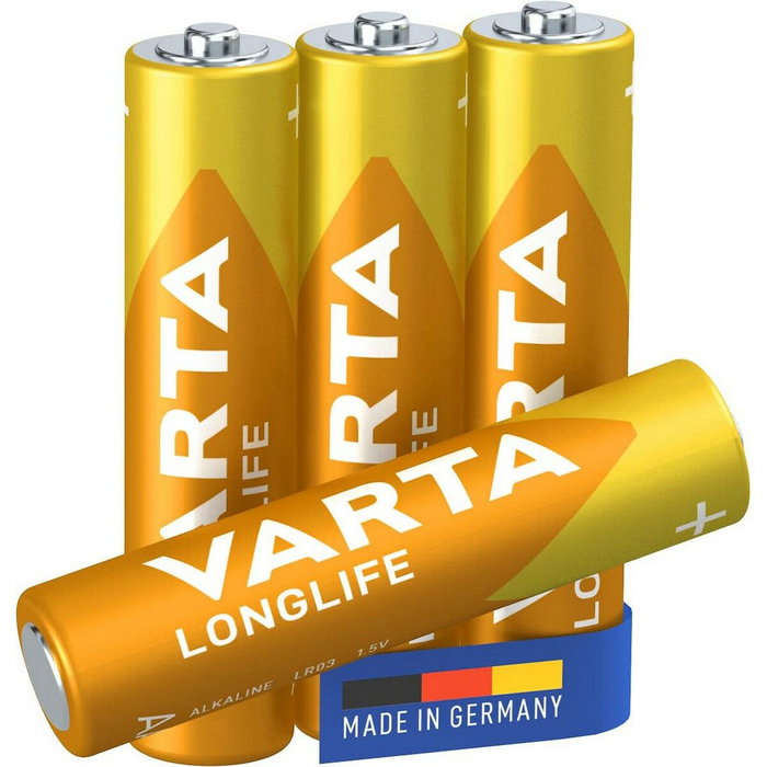 Varta Longlife AAA LR03 Pilas Alcalinas (Pack de 4)