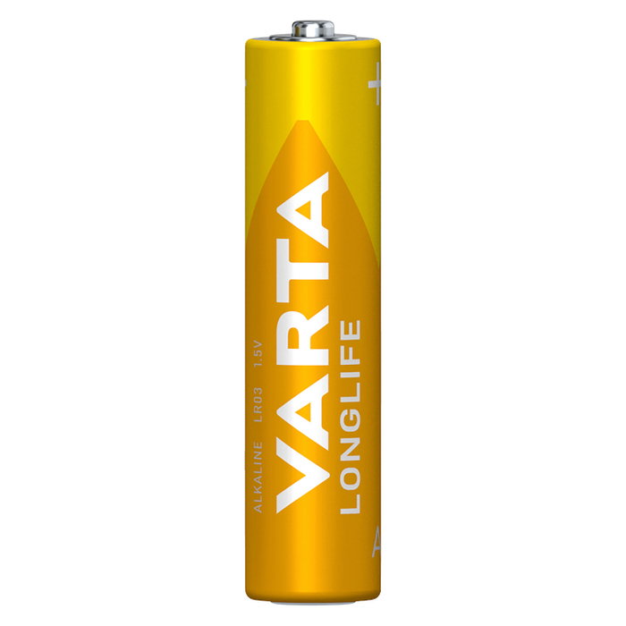Varta Longlife AAA LR03 Pilas Alcalinas (Pack de 4)