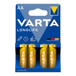 Varta Pila Alcalina LR06 AA Longlife Blister 4 Unidades 1.5V Ø14,5 x 50,5 mm