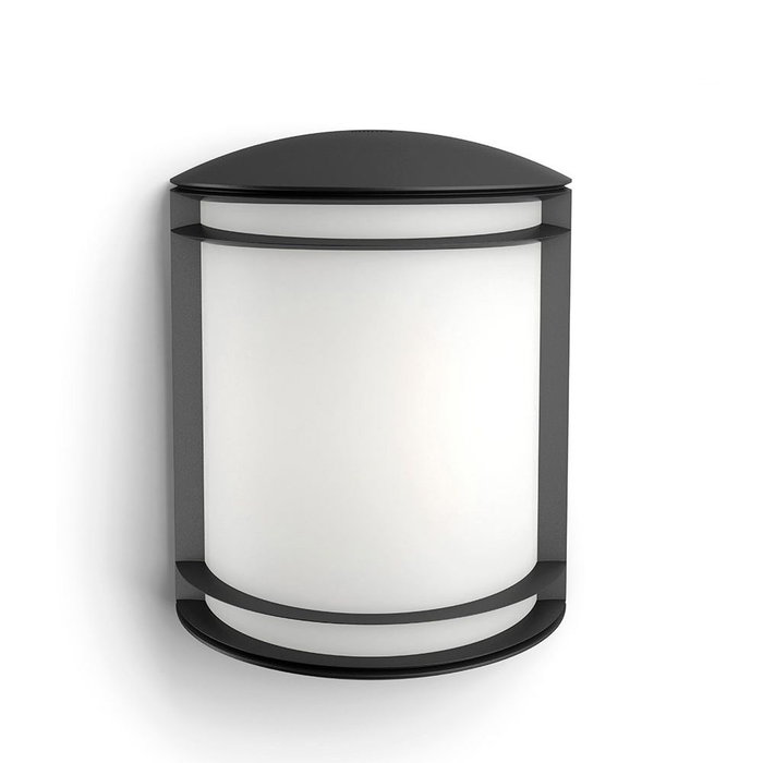 Philips Aplique LED Antelope 6W 600 lm 4000K Negro IP44 8.9x26.9x19.9 cm