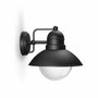Philips Aplique exterior Hoverfly E27 Negro luz hacia abajo con casquillo E27