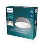 Philips Plafón LED Dawn Circular 14W Gris 3000K Luz Cálida