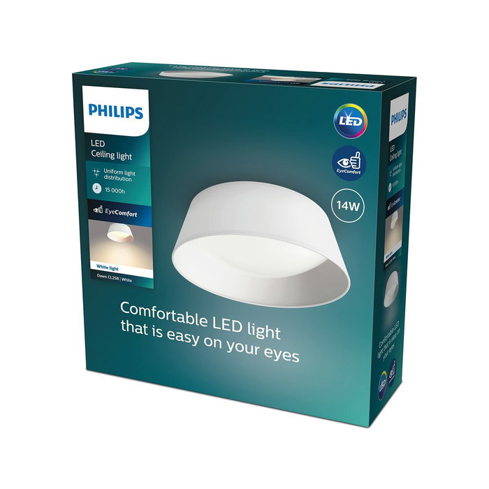 Philips Plafón Interior LED Dawn 14 W Blanco ø34 cm Philips Plafón Interior LED Dawn 14 W Blanco ø34 cm