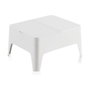 Sp Berner Mesa auxiliar Alaska blanca para exterior
