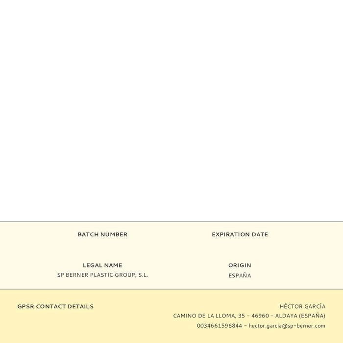 Cubo de agua 7l sp berner