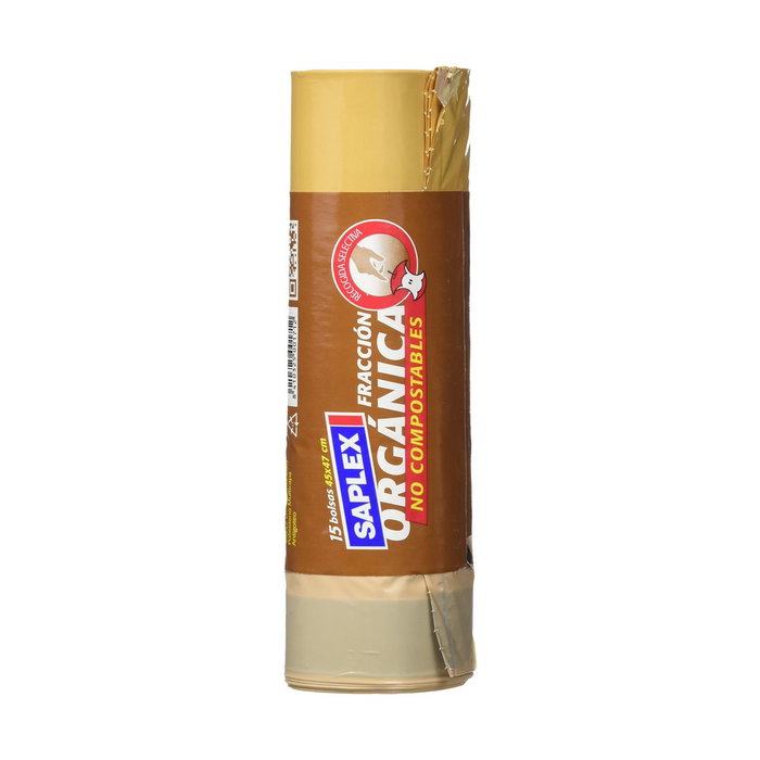 Saplex Bolsa de basura miniplus 10 l (45 x 47 cm) 15 uds