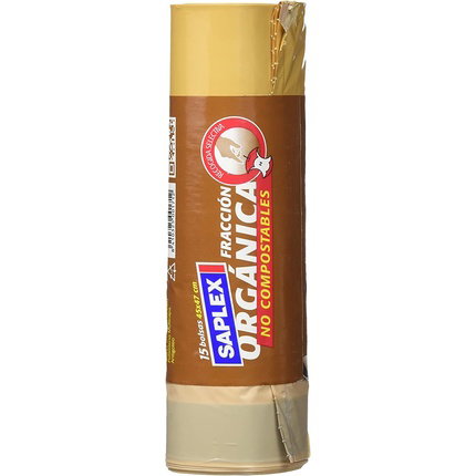 Saplex Bolsa de basura Miniplus 10 l, 45 x 47 cm, 15 uds Saplex Bolsa de basura Miniplus 10 l, 45 x 47 cm, 15 uds