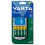 Varta Cargador de baterías LCD para pilas AA y AAA con 4 pilas incluidas