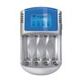Varta Cargador de baterías LCD para pilas AA y AAA con 4 pilas incluidas