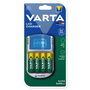 Varta Cargador de baterías LCD para pilas AA y AAA con 4 pilas incluidas