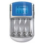 Varta Cargador de baterías LCD para pilas AA y AAA con 4 pilas incluidas