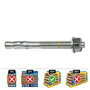 Celo Anclaje homologado CE BAP Ø10 x 60 mm zincado, caja de 50 uds