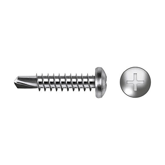 Celo Caja 250 unid. tornillos punta broca alomada Philips DIN 7504N 4,2x50mm zincados