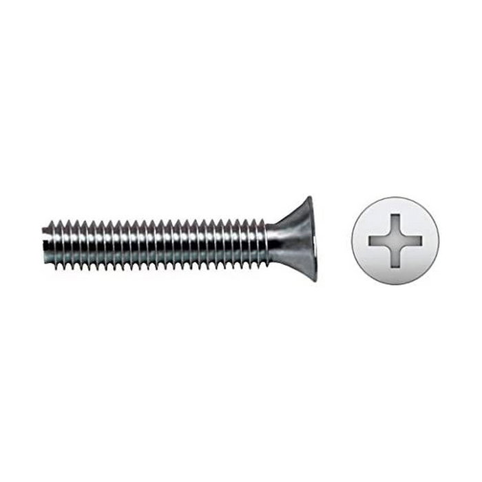 Celo Tornillo Métrico Avellanado Phillips DIN 965 Ø 5x60mm Zincado (Caja 250 unid.) Celo Tornillo Métrico Avellanado Phillips DIN 965 Ø 5x60mm Zincado (Caja 250 unid.)