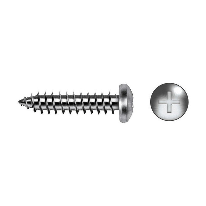 Celo Tornillo para Chapa Alomada Phillips DIN 7981 3,9x13mm Zincado (500 unidades) Axet