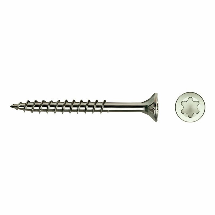 Celo Tornillos para madera avellanados zincados 4,5x80mm (100 unidades) de acero Pozidriv