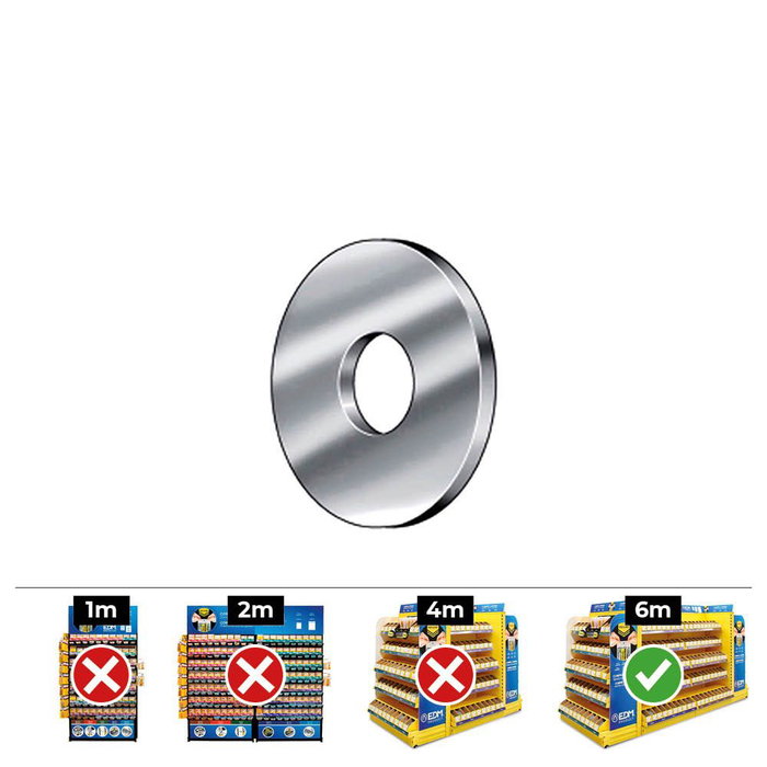 Celo Arandela Carrocero Din 9021 Ø12mm Zincado Metalizado Caja 100 Unidades Acero Celo Arandela Carrocero Din 9021 Ø12mm Zincado Metalizado Caja 100 Unidades Acero