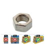 Celo Caja de 250 tuercas hexagonales Ø 10 mm DIN 934 zincadas