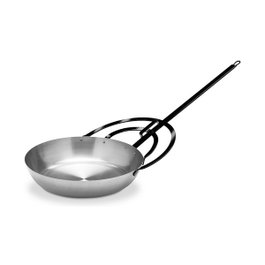 Vaello Sartén para migas con mango Ø40 cm Cromado