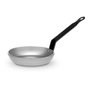 Vaello Sartén Blinis ø12 cm Acero Pulido Compatible con Inducción Gas Vitrocerámica Eléctrica Cromada