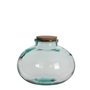 Mica Decorations Bote de cristal redondo Olly con tapón de corcho ø29 x 23 cm