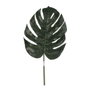 Mica Decorations Hoja de monstera verde 88 cm