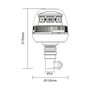 Goodyear Rotativo tubular flexible LED Ámbar 12-24V 24W