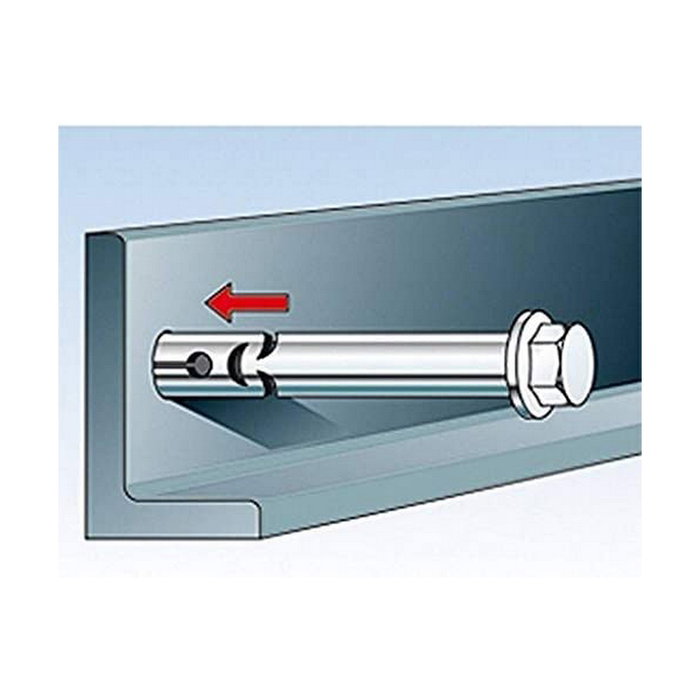 Fischer Anclaje Metálico FSL 16 TL M12 x 110 mm, Acabado Hexagonal, Caja de 25 unidades Fischer Anclaje Metálico FSL 16 TL M12 x 110 mm, Acabado Hexagonal, Caja de 25 unidades