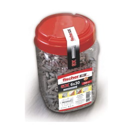 Fischer Taco duopower ø6 x 30 mm, bote de 750 uds