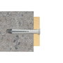 Fischer Tacos clavo ø6 x 80 mm con tornillos cabeza avellanada ø4 x 88 mm, 50 uds