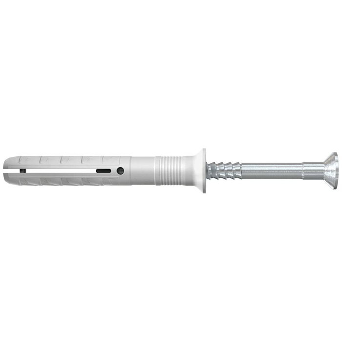 Fischer Tacos clavo ø6 x 80 mm con tornillos cabeza avellanada ø4 x 88 mm, 50 uds