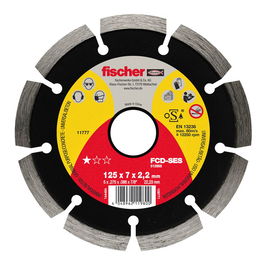 Fischer Disco Diamantado Hormigon FCD-SES Ø115 x 2.2 x 22.23 mm para Corte de Alto Rendimiento