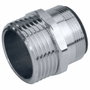 Gardena Adaptador de rosca para grifo de cocina macho 3/4 a macho M24x1mm con filtro de aire, acero inoxidable, cromado