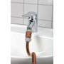 Gardena Adaptador de rosca para grifo de cocina macho 3/4 a macho M24x1mm con filtro de aire, acero inoxidable, cromado