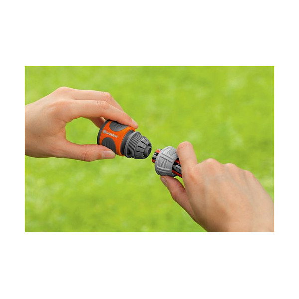 Gardena Conector rápido de manguera stop agua 1/2 pulg - 5/8 pulg