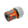 Gardena Conector Rápido para Manguera ¾ Pulg (19 mm) Polipropileno Gris/Naranja Antihielo