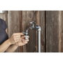 Gardena Conector rápido con abrazadera para grifos sin rosca Ø 14 - 17 mm, Gris