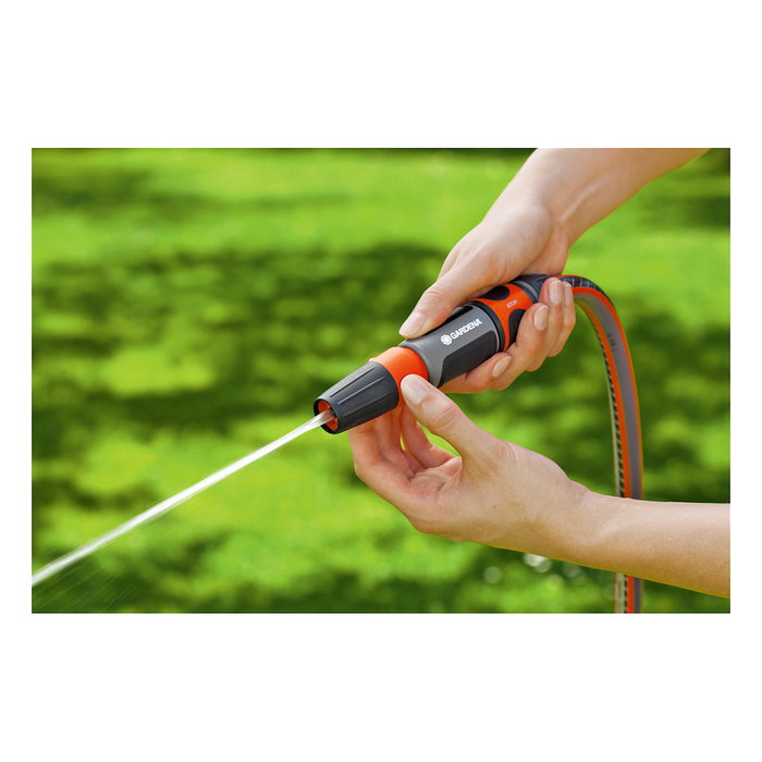Gardena Lanza de riego regulable 4 en 1, blíster, Gris / naranja Gardena Lanza de riego regulable 4 en 1, blíster, Gris / naranja