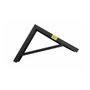 Fepre Escuadra de Acero Robusto Negro 18 x 20 cm, Peso Máx. 300 kg (2 uds)