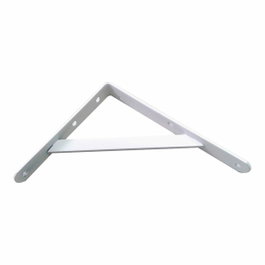 Fepre Escuadra de acero Fortex blanco 20 x 25 cm