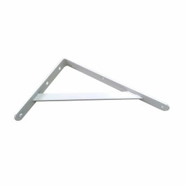 Fepre Escuadra de acero Fortex blanco 20 x 30 cm