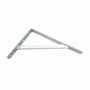 Fepre Escuadra de acero Fortex blanco 20 x 30 cm
