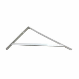 Fepre Escuadra de acero Fortex blanco 33 x 50 cm
